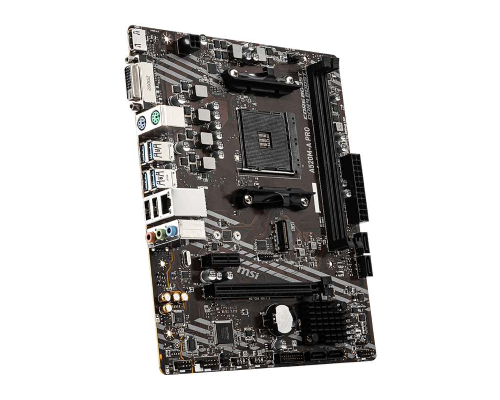 MAINBOARD MSI A520M-A PRO ( AM4 / m-ATX / 2xDDR4 )