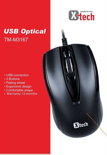 Chuột máy tính X-TECH TM-M3167 USB FOR GAME NEW BH 12 THÁNG