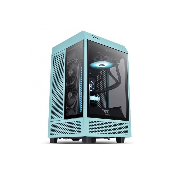 Vỏ case Thermaltake TOWER 100 TG Turquoise
