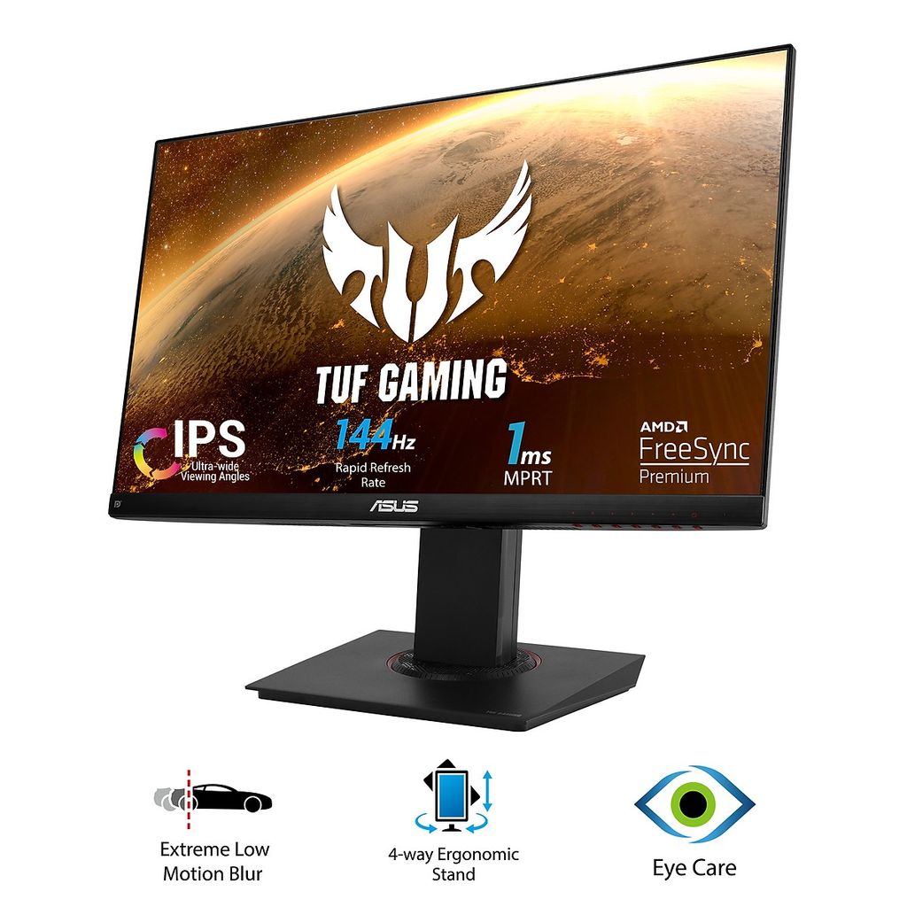 MÀN HÌNH ASUS 24 INCH TUF GAMING VG249Q FHD IPS 144HZ MỚI BẢO HÀNH 24 THÁNG