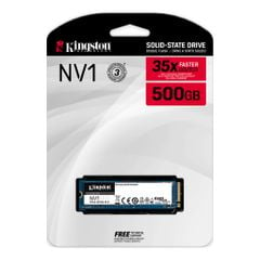 SSD Kingston NV1 M.2 PCIe Gen3 x4 NVMe 500G SNVS/500G NEW BH 36 THÁNG