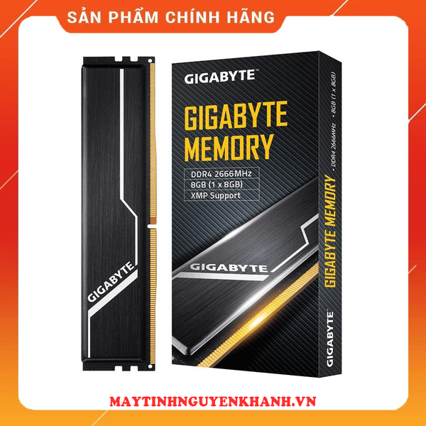 Ram DDR4 Gigabyte 8G/2666 Tản Nhiệt (GP-GR26C16S8K1HU408) MỚI BẢO HÀNH 36 THÁNG