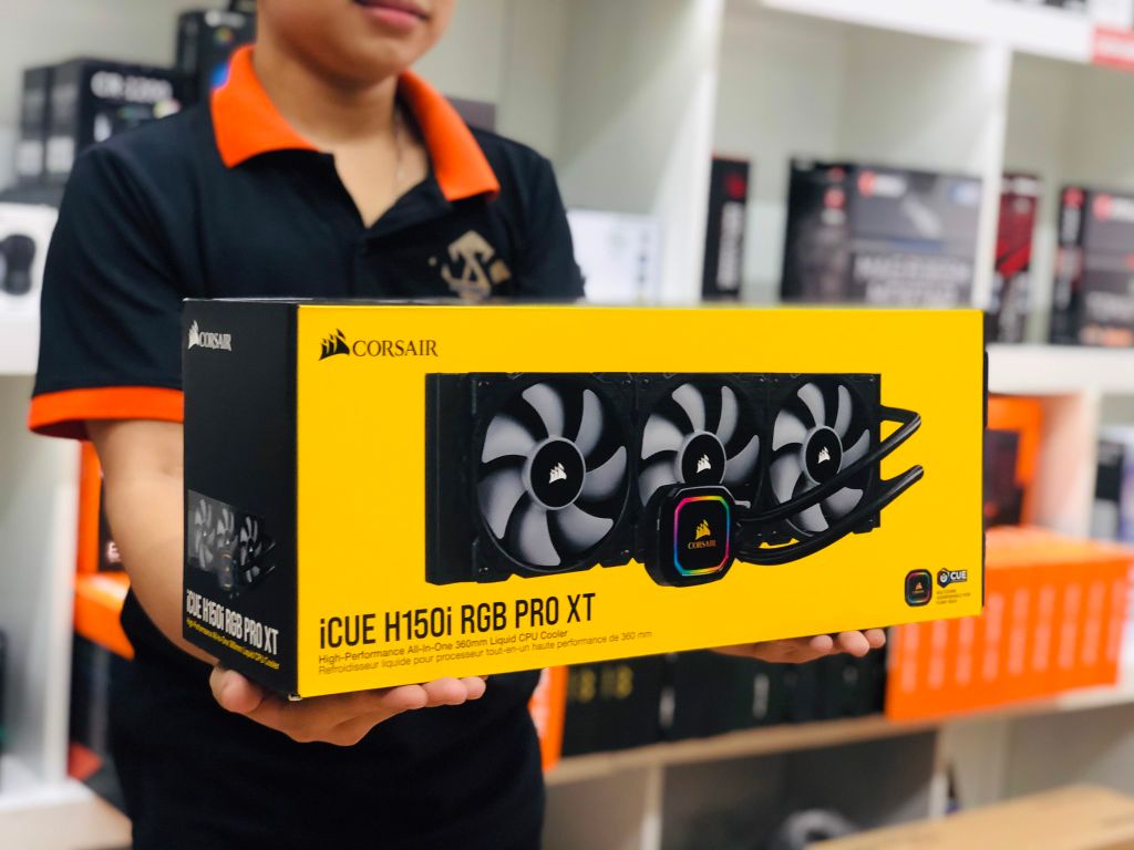 Tản nước AIO Corsair iCUE H150i RGB PRO XT 360mm MỚI BẢO HÀNH 24 THÁNG