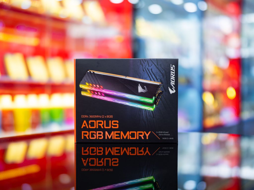 Ram Gigabyte AORUS RGB Memory DDR4 16GB (2x8GB) 3333MHz GP-ARS16G33 NEW BH 36 THÁNG