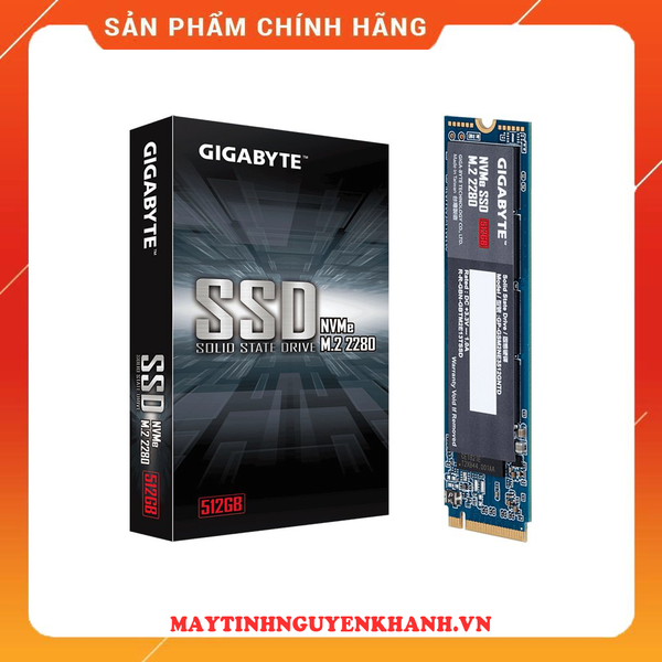 SSD Gigabyte 512GB M.2 2280 PCIe NVMe Gen 3x4 (Đoc 1700MB/s, Ghi 1550MB/s) - (GP-GSM2NE3512GNTD)