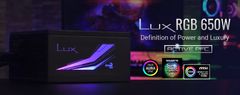 PSU AEROCOOL LUX RGB 650W 80Plus Bronze Certified ( RGB SYNC ) NEW BH 36 THÁNG