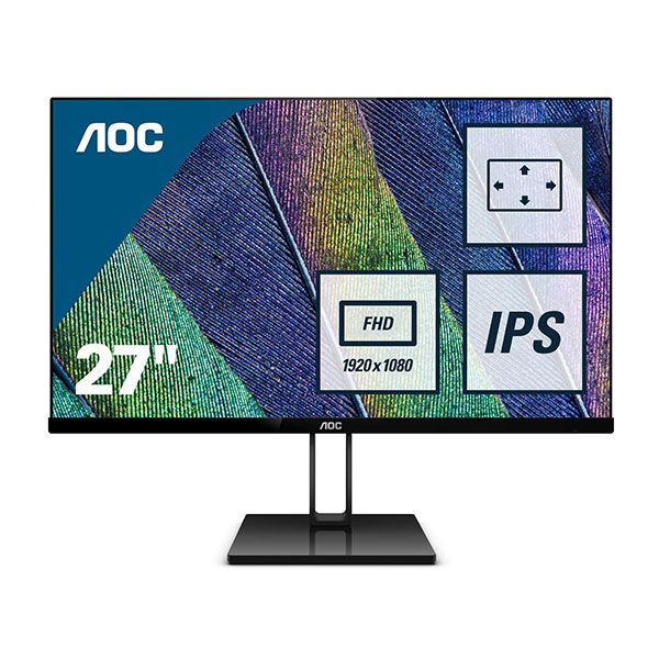 Màn hình AOC 27V2Q/74 (27 inch/ FHD/IPS/75Hz/5ms/250 nits/HDMI+DP) NEW BH 36 THÁNG