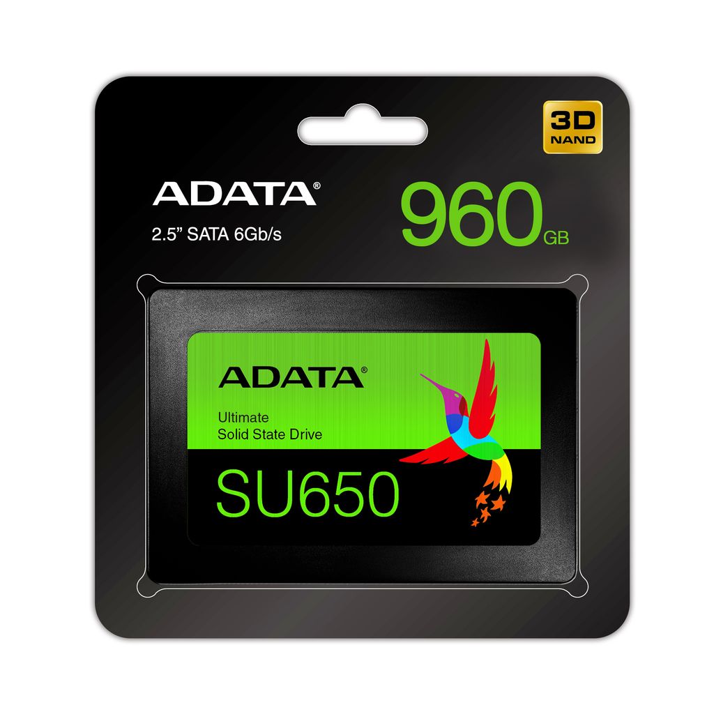 SSD Adata SU650 120Gb SATA3 (đọc: 520MB/s /ghi: 320MB/s)