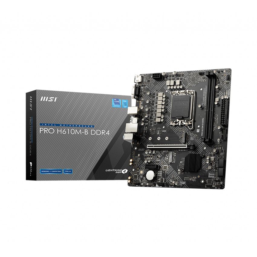 Mainboard MSI PRO H610M-B DDR4 mới bảo hành 36 tháng