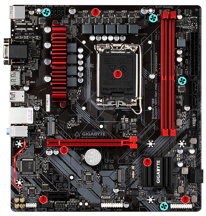 Mainboard Gigabyte B660M GAMING DDR4 mới bảo hành 36 tháng