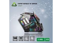 Case VSP E-ROG ES3 Gaming Có Sẵn panel LED và 5 Fan LED ARGB- Màu Đen