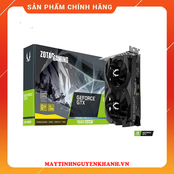 GA Zotac GTX 1660 Super 6G GDDR5 Gaming Twin Fan (ZT-T16620F-10L) NEW BH 36 THÁNG