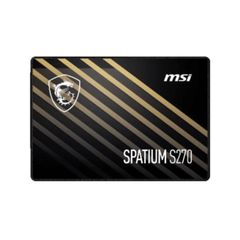 SSD MSI SPATIUM S270 120GB 2.5 inch Sata 3 (Read/Write 500/360 MB/s, 3D Nand) bảo hành 36 tháng