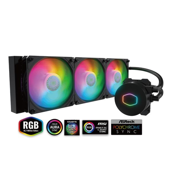 TẢN NHIỆT NƯỚC AIO COOLERMASTER MASTERLIQUID ML360L V2 ARGB ( BẢN VỎ HỘP MỚI - HỖ TRỢ SOCKET LGA1700 ) MỚI BẢO HÀNH 24 THÁNG