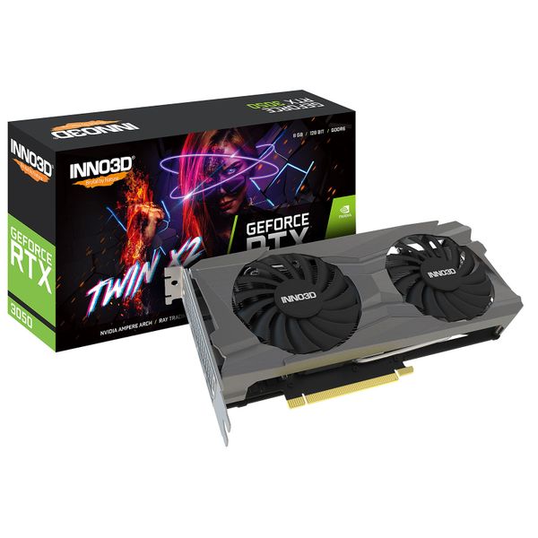 VGA  INNO3D GEFORCE RTX 3050 TWIN X2 OC NEW BH  36 THÁNG