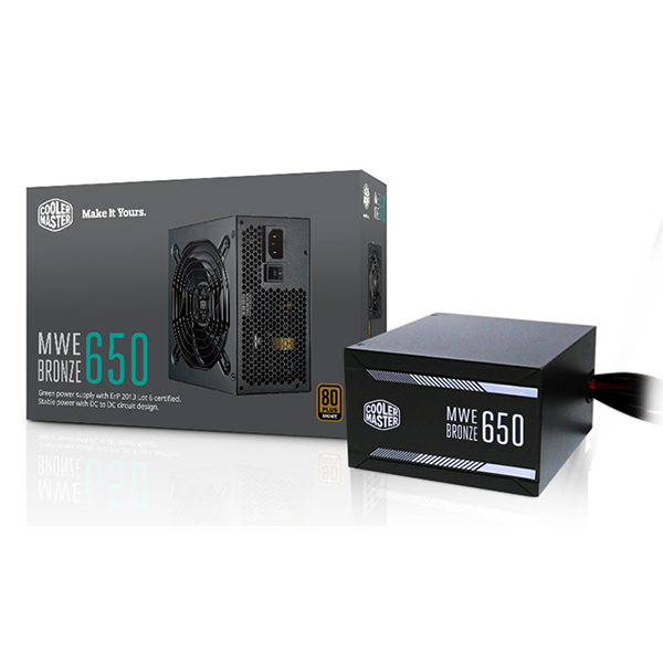 NGUỒN COOLER MASTER MWE 650 BRONZE - V2  NEW BH 60 THÁNG