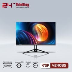 Màn hình LCD 24” VSP V2408S FHD 75Hz Gaming Chính Hãng  ( Màu đen ) BH 24 tháng