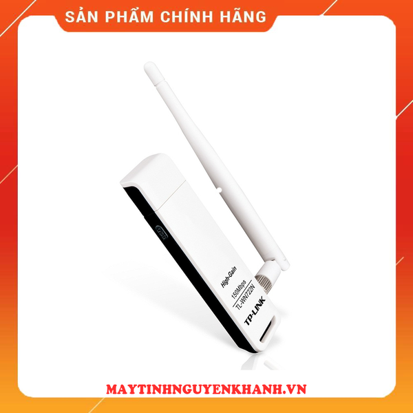 TP-Link TL-WN722N - USB Wifi (high gain) tốc độ 150Mbps - Hàng Chính Hãng new bh 12 tháng