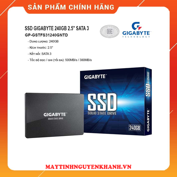 Ổ cứng SSD GIGABYTE 240GB 2.5