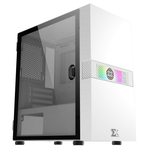 CASE Xigmatek FADIL ARCTIC 1F (EN48083) - CÓ SẴN 1 FAN X22F RGB ( MINI TOWER ) màu trắng