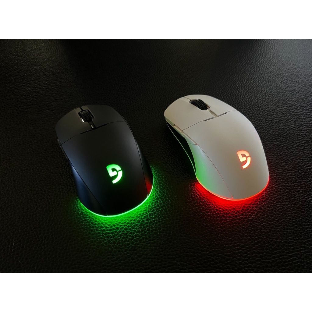 Chuột Fuhlen D90S RGB Wireless White bảo hành 24 tháng