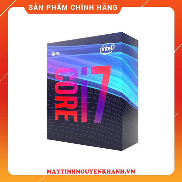 CPU Intel Core i7-9700 (3.0GHz turbo up to 4.7Ghz, 8 nhân 8 luồng, 12MB Cache, 65W) - Socket Intel LGA 1151-v2 new box công ty bảo hành 36 tháng