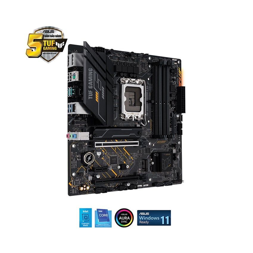 Mainboard Asus TUF Gaming B660M-E D4 New bh 36 tháng