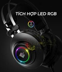 Tai nghe Gaming Zidli score SH320V Black – Chấn Động màu đen