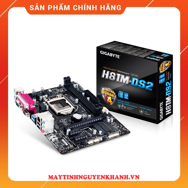 Mainboard Gigabyte H81M DS2 Renew BẢO HÀNH 36 THÁNG