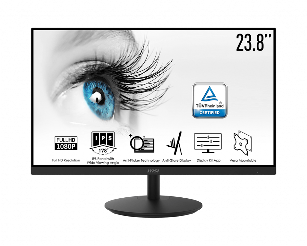 Màn hình LCD MSI PRO MP242 23.8inch FHD IPS 75Hz 5ms NEW BH 36 THÁNG