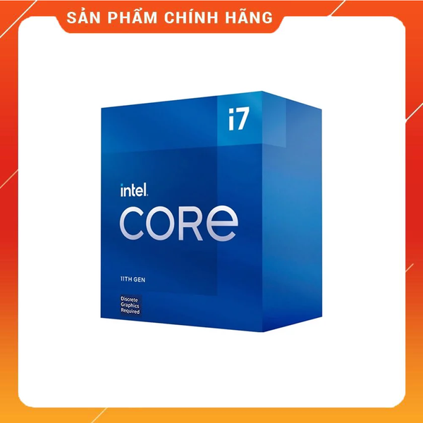 CPU Intel Core i7-11700 (2.5GHz turbo up to 4.9Ghz, 8 nhân 16 luồng, 16MB Cache, 65W) - Socket Intel LGA 1200 NEW TRAY BH 36 THÁNG