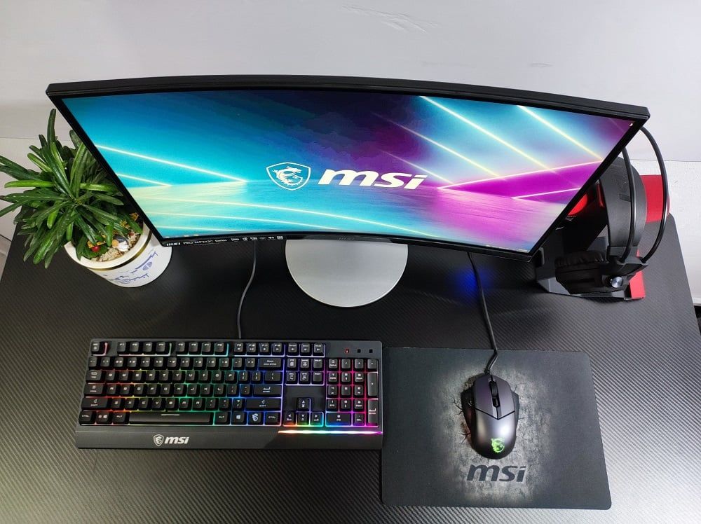 Màn Hình Cong MSI PRO MP242C 75Hz (23.6 inch, 1920 x 1080, 75Hz, Curved 1500R, VA, 5ms) mới bảo hành 24 tháng