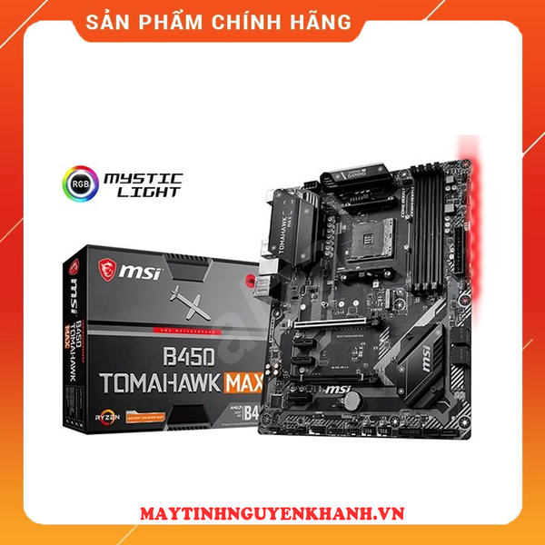 MAINBOARD MSI B450 TOMAHAWK MAX MỚI BH 3 NĂM