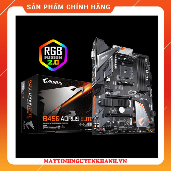 MAINBOARD GIGABYTE B450 AORUS ELITE MỚI BH 3 NĂM