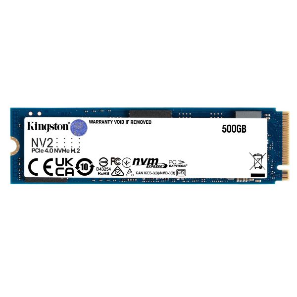 SSD Kingston NV2 500GB M.2 2280 PCIe Gen 4.0 NVMe (SNV2S/500G)