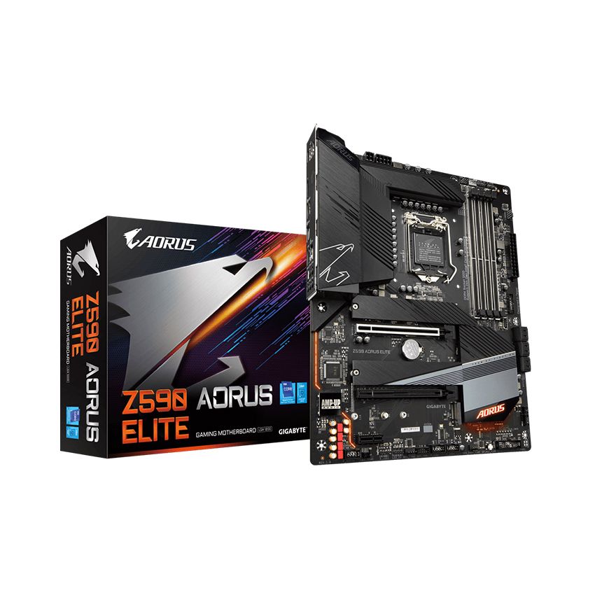 Mainboard Gigabyte Z590 AORUS ELITE (Intel Z590, Socket 1200, ATX, 4 khe Ram DDR4) NEW BH 36 THÁNG