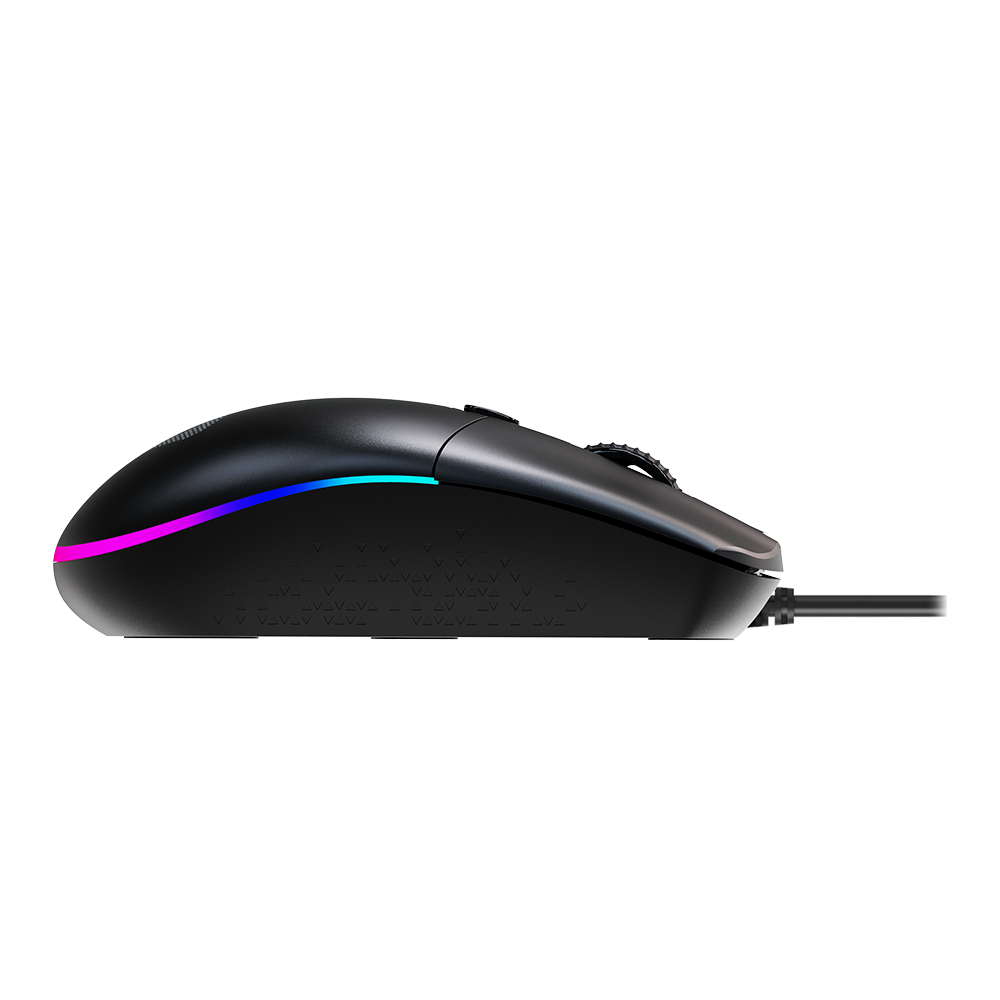 Chuột Gaming DAREU EM911 (RGB, DareU BRAVO sensor: 10.000 DPI, Lightweight: 72g) ( đen )