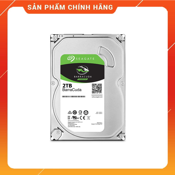 Ổ cứng HDD Seagate Barracuda 2TB 3.5 inch 7200RPM, SATA, 256MB Cache (ST2000DM008) NEW BH 24 THÁNG