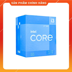 CPU Intel Core i3-12100F (3.3GHz turbo up to 4.3GHz, 4 nhân 8 luồng, 12MB Cache, 58W)- Socket Intel LGA 1700) BOX NEW BH 36 THÁNG