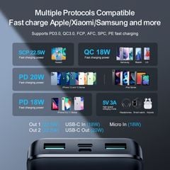 Sạc Dự Phòng 10.000mAh sạc nhanh 22.5W JOYROOM JR-QP191 - Siêu Nhanh, Nhỏ Gọn, Tiện Dụng