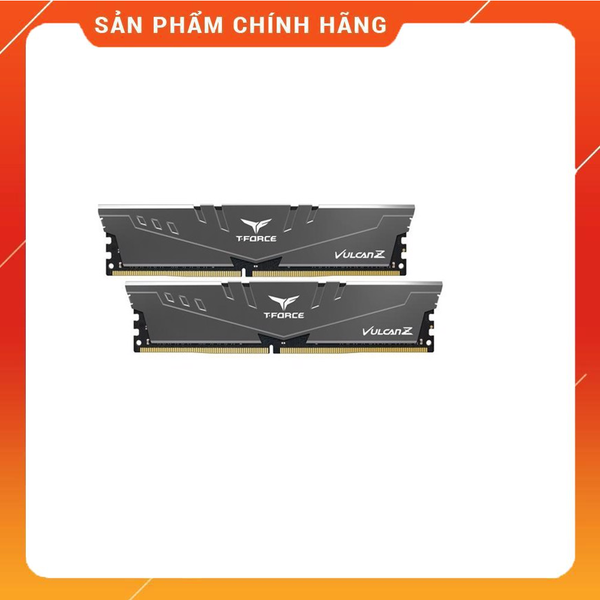 Ram DDR4 TeamGroup 8G/3200 T-Force Vulcan Z Gaming (1x 8GB) (TLZGD48G3200HC16FBK) (Xám) MỚI BẢO HÀNH 36 THÁNG