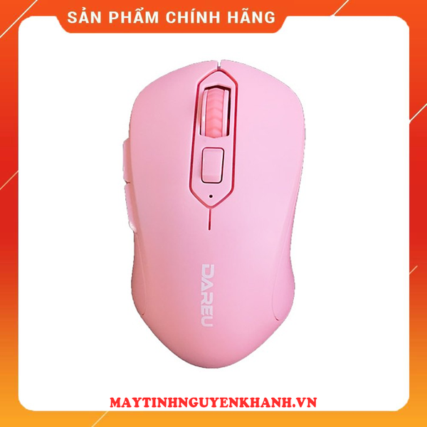 CHUỘT KHÔNG DÂY DAREU LM115G PINK NEW BH 24 THÁNG