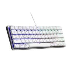 Bàn phím Cooler Master SK620 White (64 phím, RGB, Low Profile Mechanical Switch)