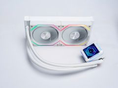 Tản nhiệt nước Leopard Astro Shell 240 ARG-B Digital LCD - WHITE