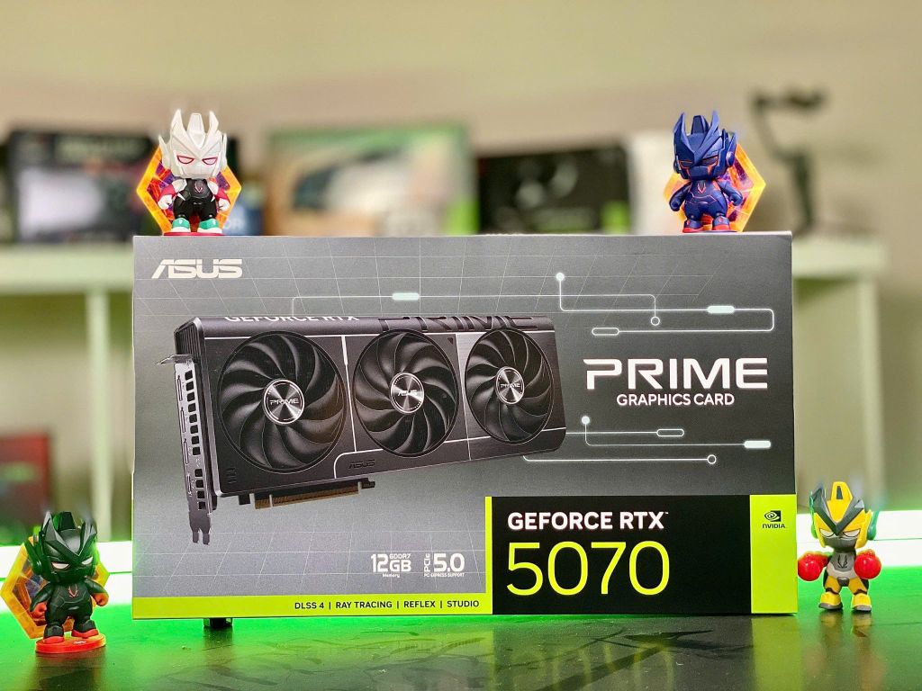 Card đồ họa Asus Prime GeForce RTX 5070 12GB GDDR7 OC Edition (GDDR7/ 192 bit)