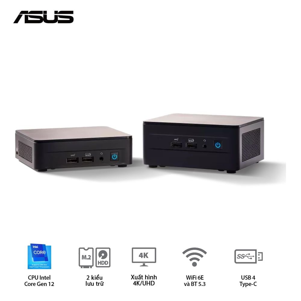 Máy bộ mini PC ASUS NUC 12 Pro Tall RNUC12WSHI300001I