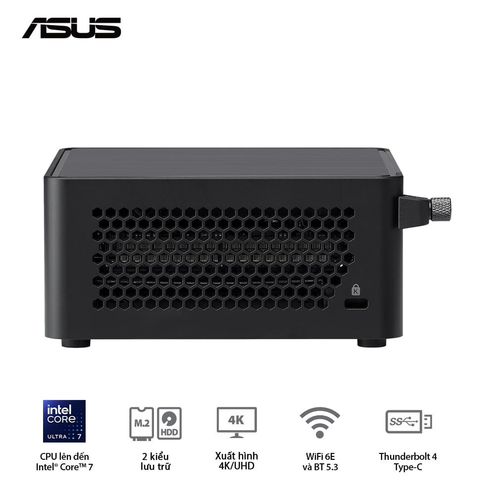 Máy tính Mini PC ASUS NUC 14 Pro RNUC14RVHU500001I (Ultra 5 125H, Arc Graphics)