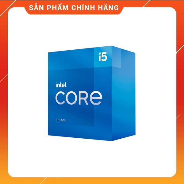 CPU Intel Core i5-11400 (2.6GHz turbo up to 4.4Ghz, 6 nhân 12 luồng, 12MB Cache, 65W) - Socket Intel LGA 1200 BOX HÃNG NEW BH 36 THÁNG