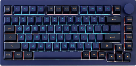 Bàn Phím MonsGeek M1W HE-SP V3 Horizon Blue