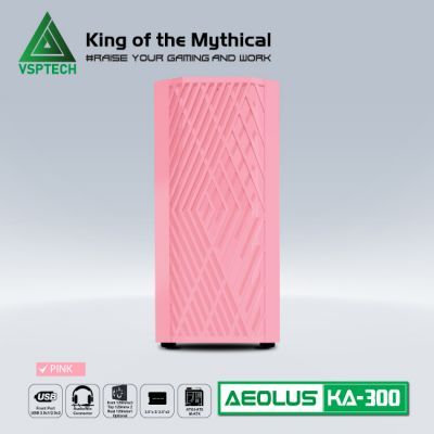 Case Gaming VSPTECH KA300 - Pink ( Màu Hồng )